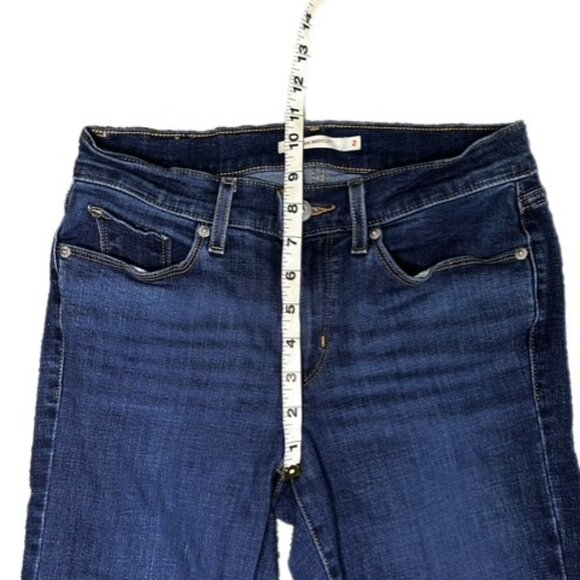 Levi's Classic Bootcut Dark Wash Jeans Size 2 - Picture 4 of 7